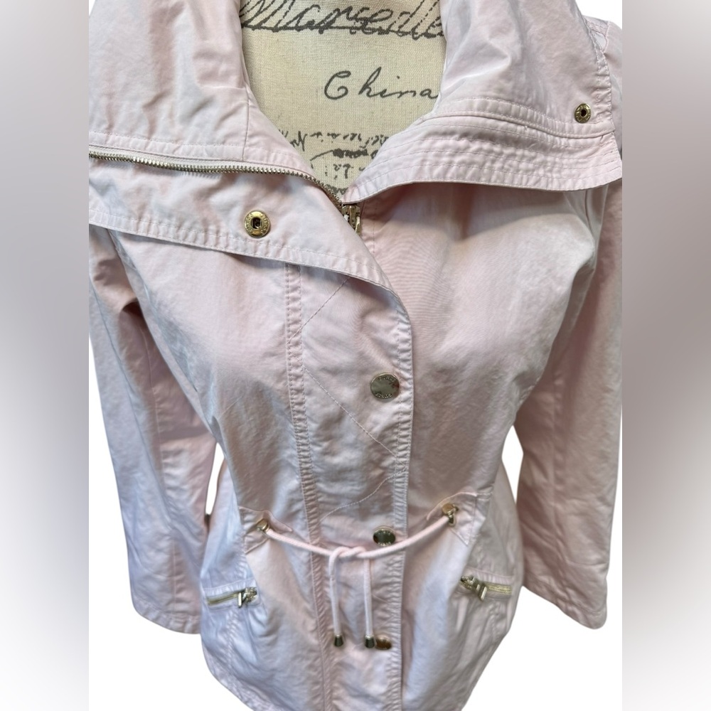 Guess Jacket Utility Anorak Rain Coat Pink Women’s Small - Picture 3 of 16